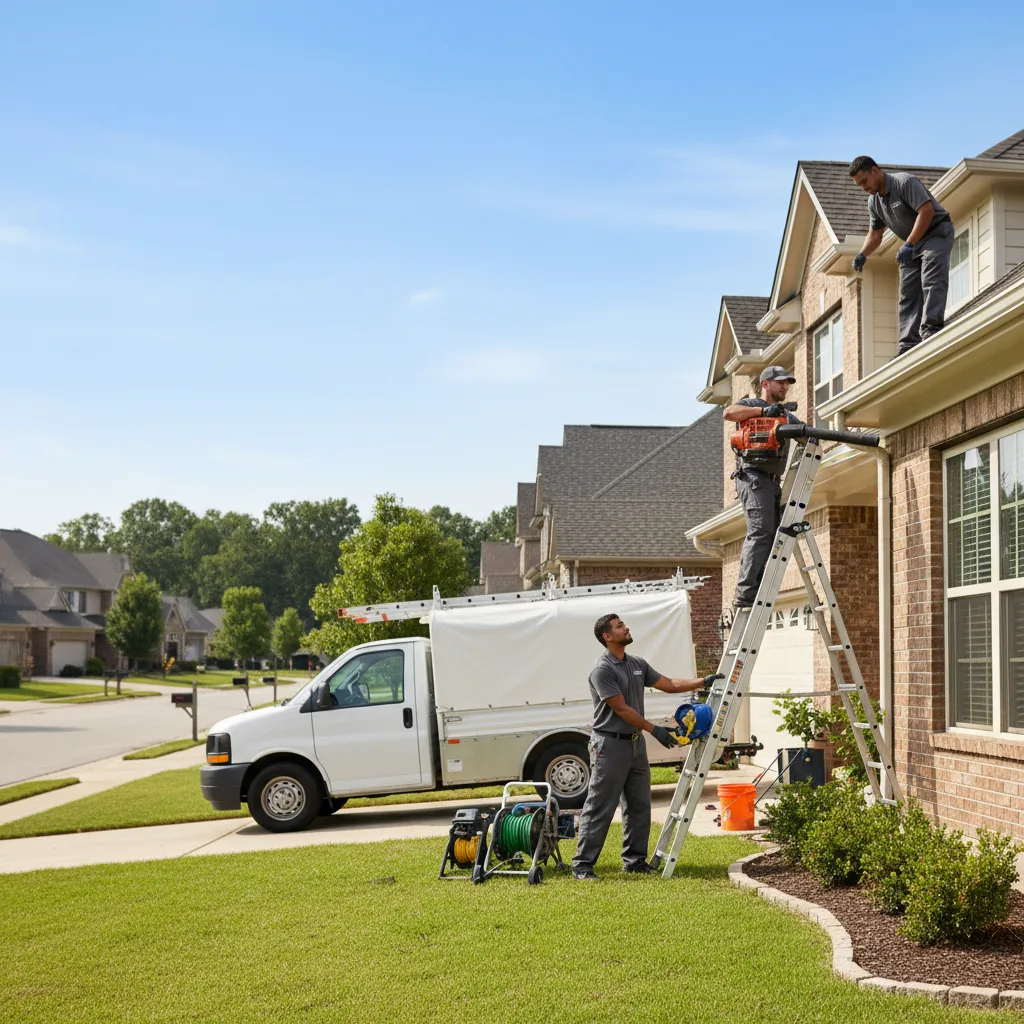 Home Gutter Service in Hudgins, VA near me